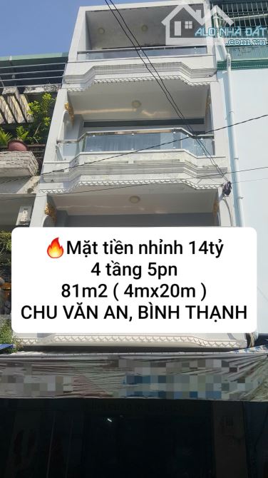 🔥Hàng Nóng😍 Mặt tiền khu kinh doanh tấp nập - 4 tầng 5pn - 81m2 (4x20) nở hậu tài lộc