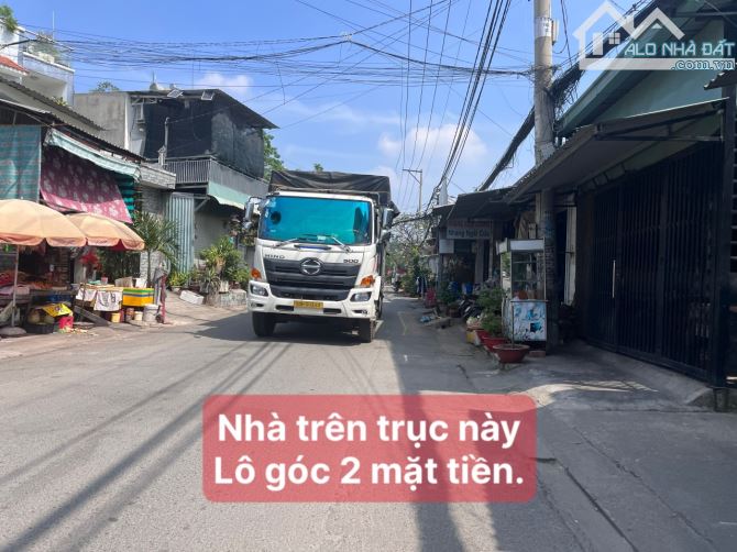 Nhà góc 2 mặt tiền trục chính, ngang 5,5m, thông DT743, Bình Chiểu, 5x triệu/m2.