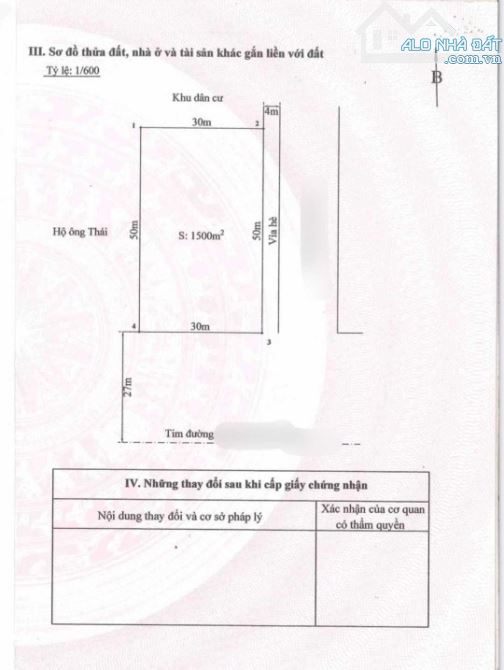 Bán nhà mặt đường Nguyễn Bỉnh Khiêm. Diện tích 1500m. Mặt tiền 30m. Lô góc. Giá 175 tỷ