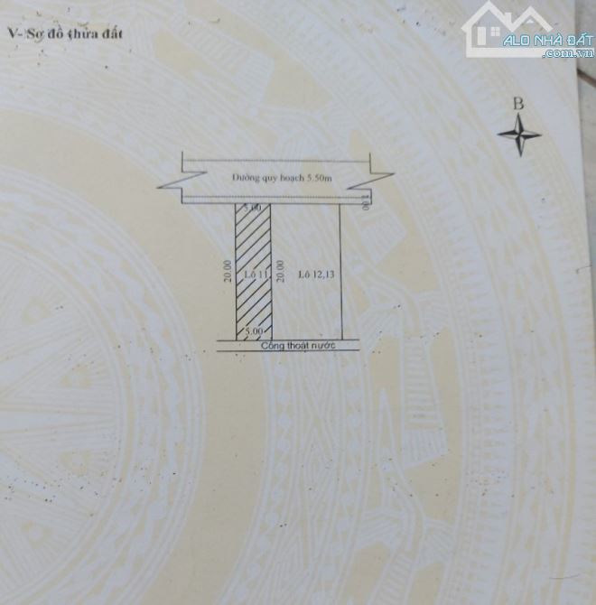 Bán đất đường 5.5m Nguyễn Nhàn, Hòa Thọ Đông, Cẩm Lệ. DT: 100m2, Giá 2.95 tỷ TL