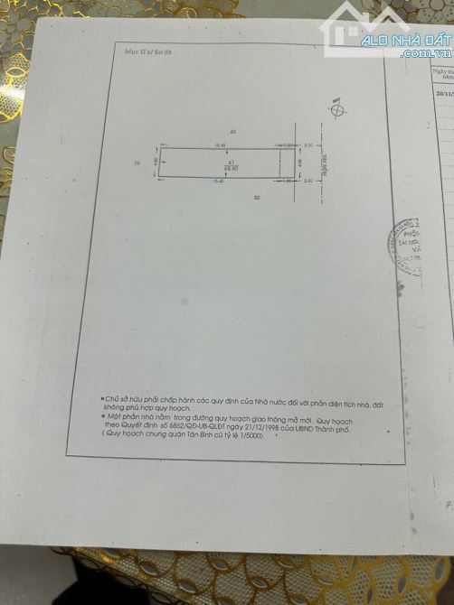 HXH TRUNG TÂM P10 TÂN BÌNH, 69M2(4m x 17m), 2 TẦNG, SỔ VUÔNG A4, CHÀO CHỈ 6.2 TỶ THƯƠNG LƯ