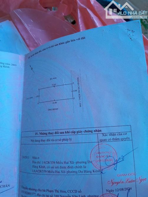 Bán nhà 4 tầng Miếu Hai Xã, Lê Chân.Ngõ Có Ga Ra Ô tô.41,6m2.Giá chỉ 2tỷ45 - 5