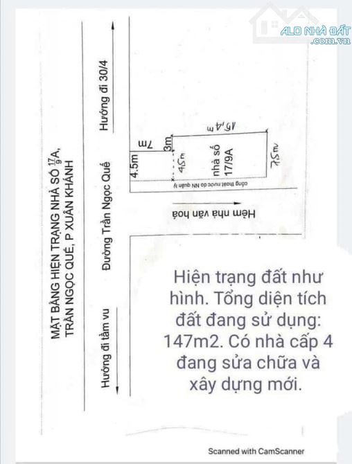 BÁN NHÀ GỐC 2 MẶT TIỀN LẦU ĐƯỜNG TRẦN NGỌC QUẾ - 3