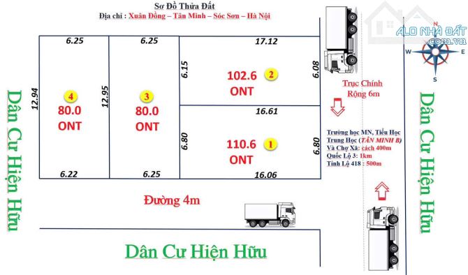 Siêu phẩm trục chính Xuân Đồng, Tân Minh giá cho nhà đầu tư siêu lợi nhuận - 5