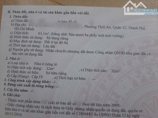 Tết đến xuân về, bán nhà giá cực hời ngay tại Thới An , quận 12, 63m2, 950trieu, sổ sẵn 📍 - 6