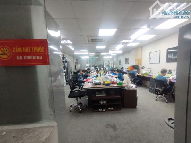 Cho thuê tòa nhà đường Bùi Huy Bích, Hoàng Mai. DT 100m, 7 tầng, MT 7m, có thang máy. Giá - 7