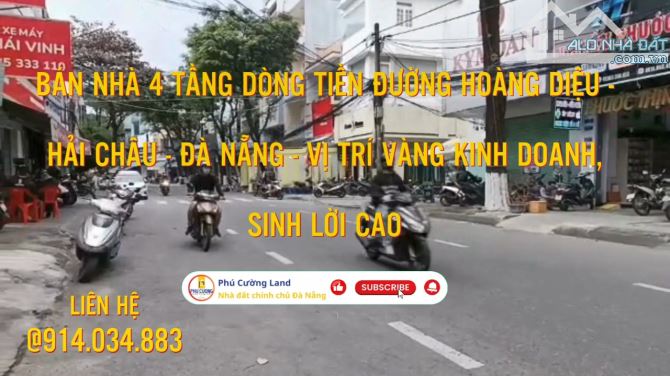 BÁN NHÀ 4 TẦNG DÒNG TIỀN ĐƯỜNG HOÀNG DIỆU - HẢI CHÂU - ĐÀ NẴNG - VỊ TRÍ VÀNG SINH LỜI CAO - 3