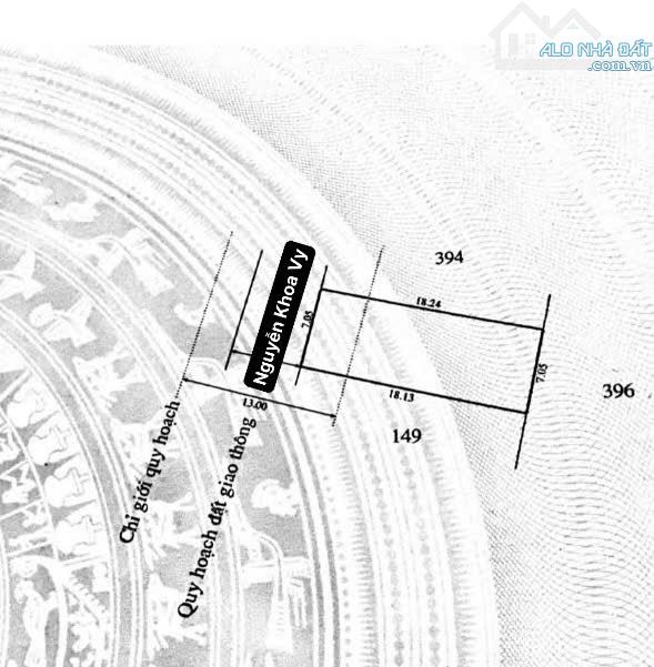 128m2 MẶT TIỀN NGUYỄN KHOA VY - PHƯỜNG VỸ DẠ