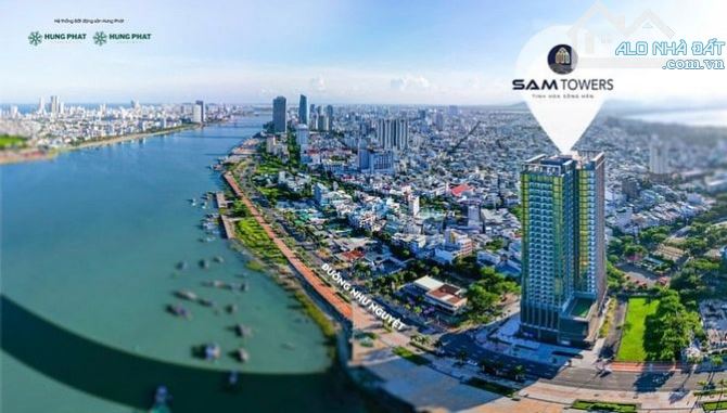 Vốn chỉ 1,6 tỷ sở hữu căn 2PN 2 Ban công SAM Towers view trực diện ôm trọn sông Hàn từ CDT - 1