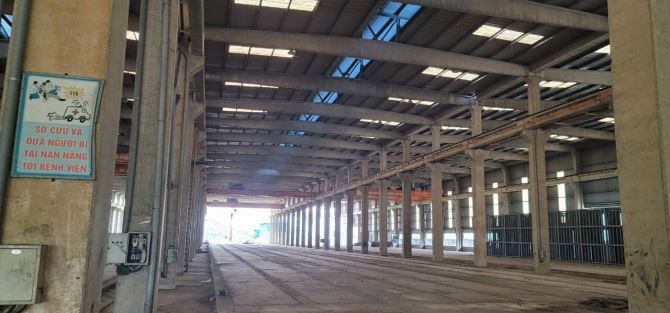 Cho thuê 950m² nhà xưởng đường Lê Trọng Tấn, Cẩm Lệ, Đà Nẵng. diện tích m (ngang 30m, mái - 2
