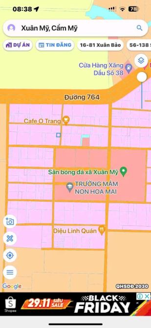 🆘 Đất Thổ Cư khu dân cư hiện hữu hơn 400tr _________________________________ ✅Vị Trí : Xu - 3