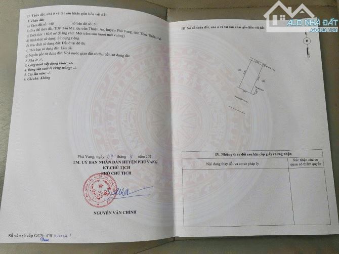 Bán Đất nền KQH Tân Mỹ - Thuận An - TP Huế - 5