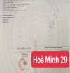 Bán Đất Mặt Tiền Đường HOÀ MINH 29 - Hoà Minh - Liên Chiểu