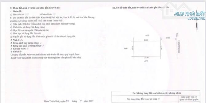 Bán đất khổ biệt thự - Đường bự 26m khu đô thị Phú Mỹ An