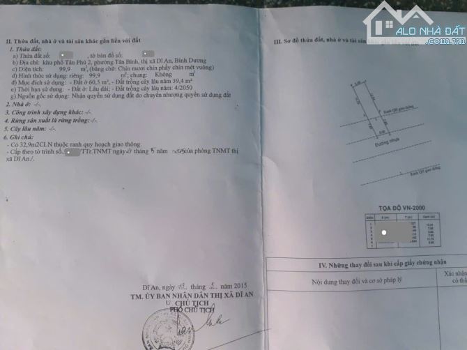 Bán nhà cấp 4 (5x20m), mặt tiền Thanh Niên p. Tân Bình gần chợ Tân Bình - 1