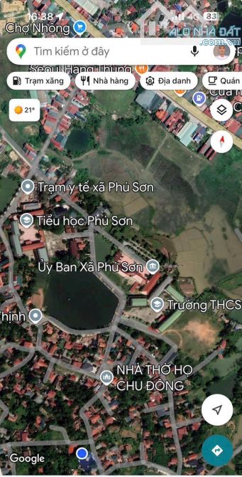 Hơn 500tr có đất lõi trung tâm Phú Sơn gần Uỷ Ban