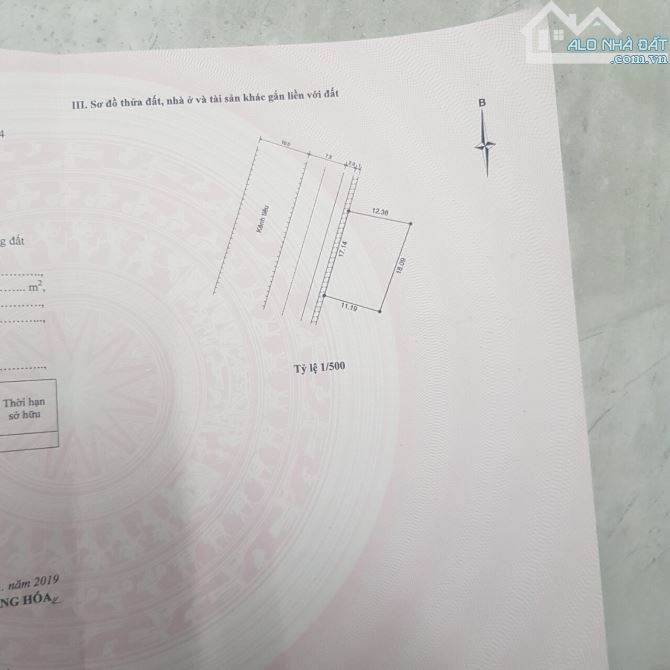 Bán lô đất thổ cư đẹp, ven biển, mặt đường kênh Trường Phụ (Quy hoạch Đại lộ Flamingo) - 1