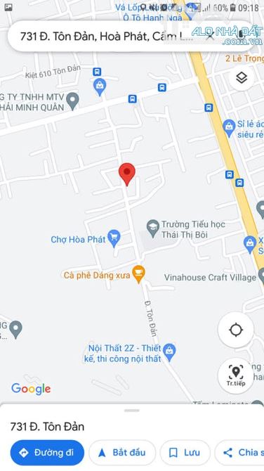 🔥 NHỈNH 6 TỶ: 300m2 (6x50) MT đường 7,5m Tôn Đản, Gần Chợ Hòa Phát, UBND, Trường học... - 2