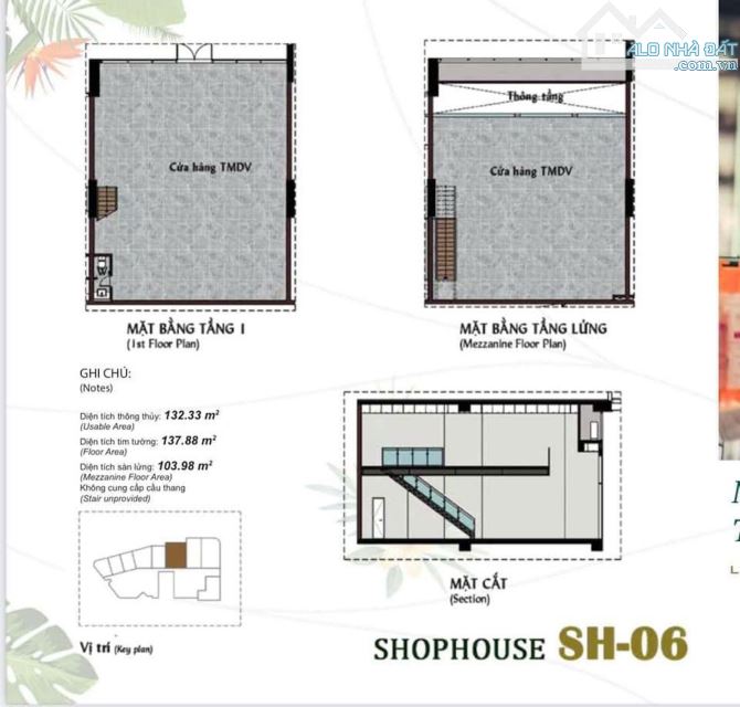 Bán 9 căn Shophouse Duplex 78m2 đến 260m2 Thảo Điền Green sẵn dòng tiền thuê chỉ 17tỷ - 2