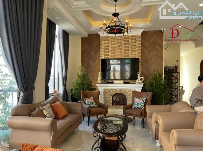 CỰC SANG TRỌNG Căn góc biệt thự 356m2, 16 phòng Vip, giá 25 tỷ đường Trịnh Hoài Đức Đà Lạt - 4