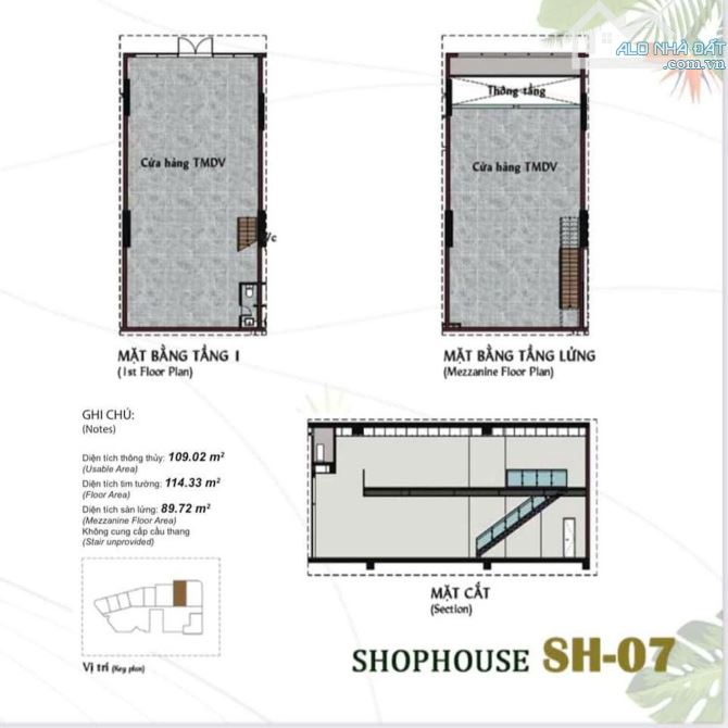 Bán 9 căn Shophouse Duplex 78m2 đến 260m2 Thảo Điền Green sẵn dòng tiền thuê chỉ 17tỷ - 3