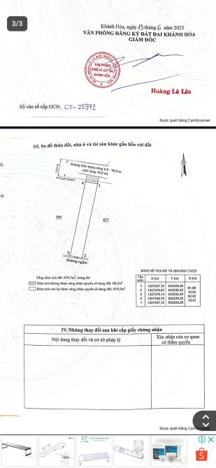 Cần bán lô đất lớn cạnh chung cư Mường Thanh Viễn Triều cách biển 200m - 1