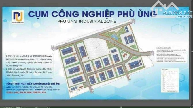 Bán đất Phù Ủng, Ân Thi, Hưng Yên 67m MT4m ô tô gần KCN - 1