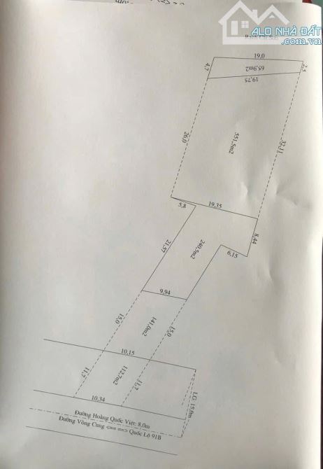 bán đất mặt tiền đường hoàng quốc việt, đối diện tái định cư ninh kiều,trên 1000m2