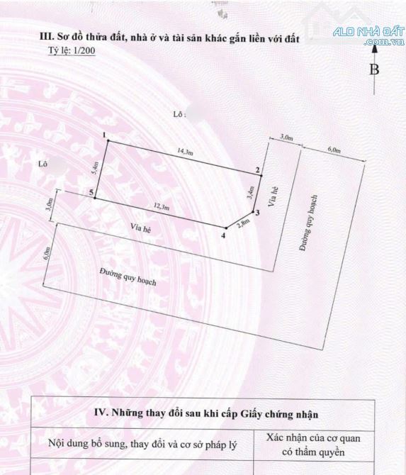 Chính chủ gửi bán Lô góc ngã tư view công viên vườn hoa Đất tái định cư Điểm 4 - 1