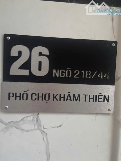 NHÀ ĐẸP CHỢ KHÂM THIÊN, CẠNH TRƯỜNG TIỂU HỌC, THCS TRUNG PHỤNG, CHỦ THIỆN TRÍ BÁN.