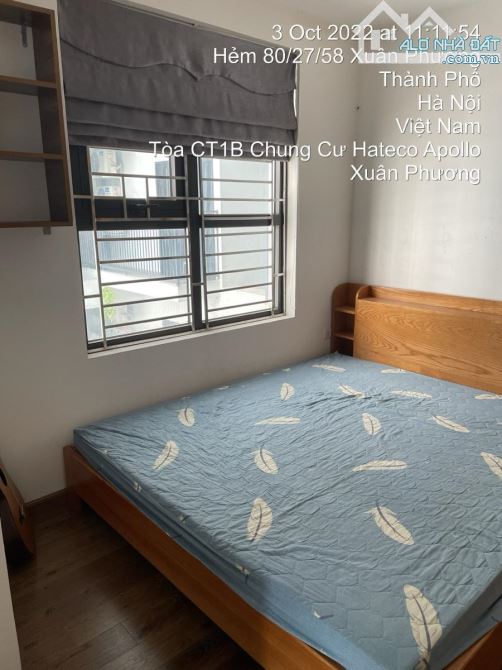 Căn hộ chung cư  CT1B - Hateco Xuân Phương 51M 2PN: 3.39 tỷ full Nội Thất