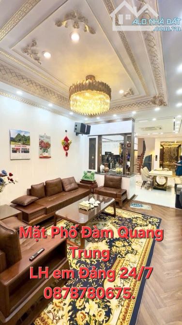 MẶT PHỐ ĐÀM QUANG TRUNG LONG BIÊN  DT 56M² 7T MT 4.2M GARA ÔTÔ THANG MÁY VỈA HÈ ĐÁ BÓNG KD - 3