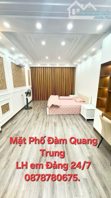 MẶT PHỐ ĐÀM QUANG TRUNG LONG BIÊN  DT 56M² 7T MT 4.2M GARA ÔTÔ THANG MÁY VỈA HÈ ĐÁ BÓNG KD - 5