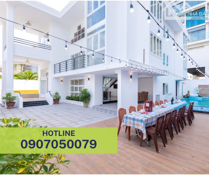 BÁN BIỆT THỰ NGHỈ DƯỠNG VŨNG TÀU (411M2) CÁCH BIỂN 250M, SỔ HỒNG HỒ BƠI SÂN VƯỜN VIP