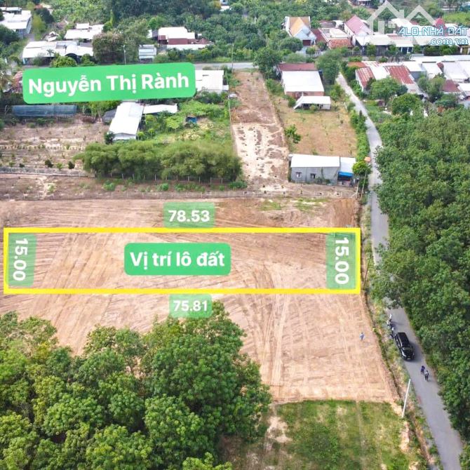 Cần bán lô đất 1.200m2 có sẵn 100m2 thổ cư cách Nguyễn Thị Rành 50m2, xã Phú Mỹ Hưng - 2