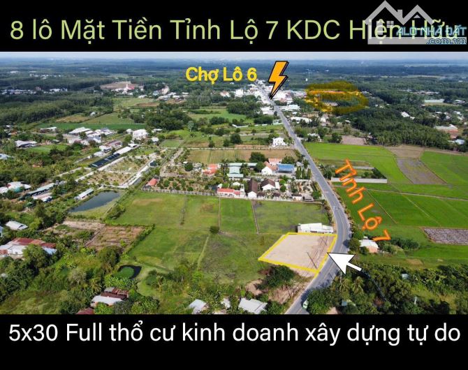 Bán đất đường Tỉnh Lộ 7 - 149m2 - 5x30 - 110m2 thổ cư - xã An Nhơn Tây - Củ Chi - 3