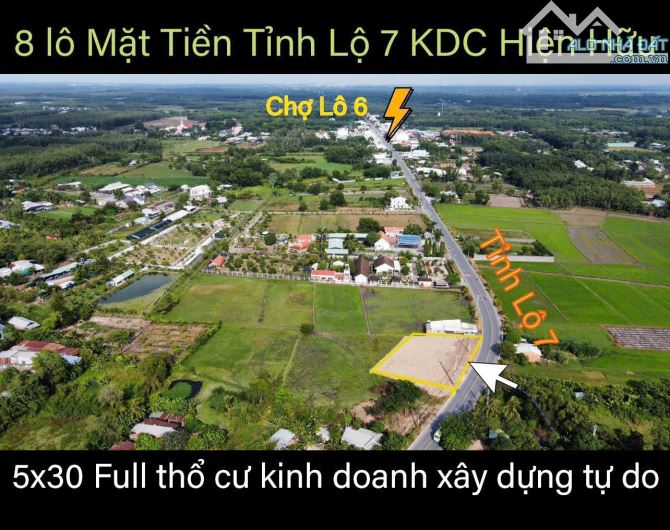 Bán đất đường Tỉnh Lộ 7 - 149m2 - 5x30 - 110m2 thổ cư - xã An Nhơn Tây - Củ Chi - 4