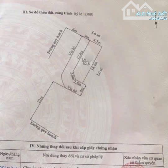 🌈#Bán lô góc mặt đường 30m tdc điểm 4 Đằng Hải, Hải An, Hải Phòng 📍Dtmb: 62m2, ngang 4,5