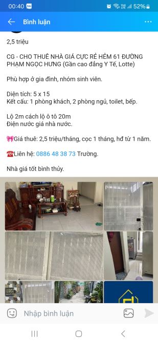 Nhà giá cực mềm gần cao đẳng y tế - 1