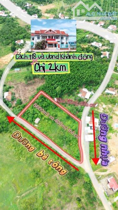 Bán đất Khánh Đông giá rẻ mặt tiền đường liên thôn - 4