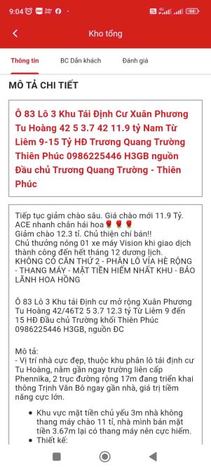 KHÔNG CÓ CĂN THỨ 2 - PHÂN LÔ VỈA HÈ RỘNG - THANG MÁY - MẶT TIỀN HIẾM NHẤT KHU, nhỉnh 11 tỷ - 4