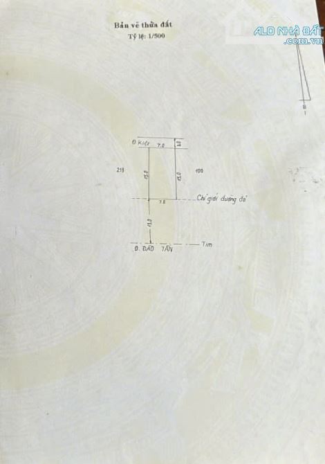 BÁN MẶT TIỀN KINH DOANH ĐÀO TẤN NGANG 7m - 4