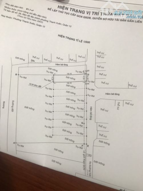 Lốc 8 lô Gía Đầu Tư, Thạnh Xuân 25, Vừa mới ra sổ, Có bán lẻ