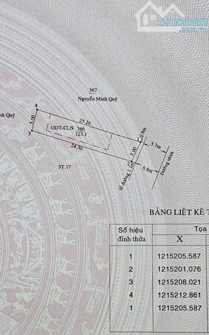 Đất Nhựa 6m Phú Lợi, Dt 5x25 giá 3ty690 - 1