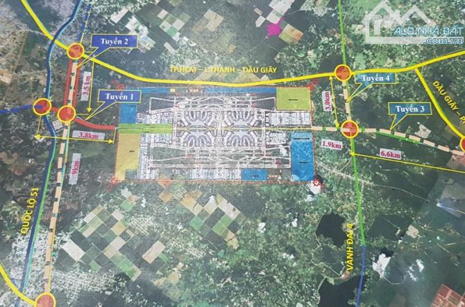 TỔNG HỢP CÁC VỊ TRÍ ĐẸP LIỀN KỀ SÂN BAY LONG THÀNH, GIÁ SIÊU TỐT, PHÁP LÝ CHUẨN CHỈNH - 1