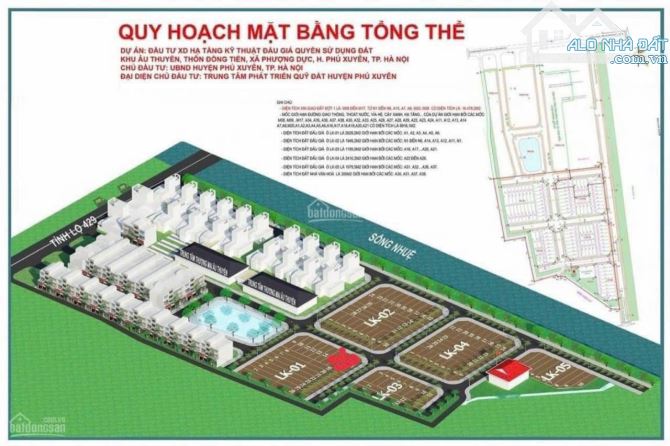 🔥 Lô Góc đấu giá Âu Thuyền Phượng Dực👉 Phú xuyên 👉 HÀ NỘI - LK4-01 👉Diện tích : 107,4m - 2