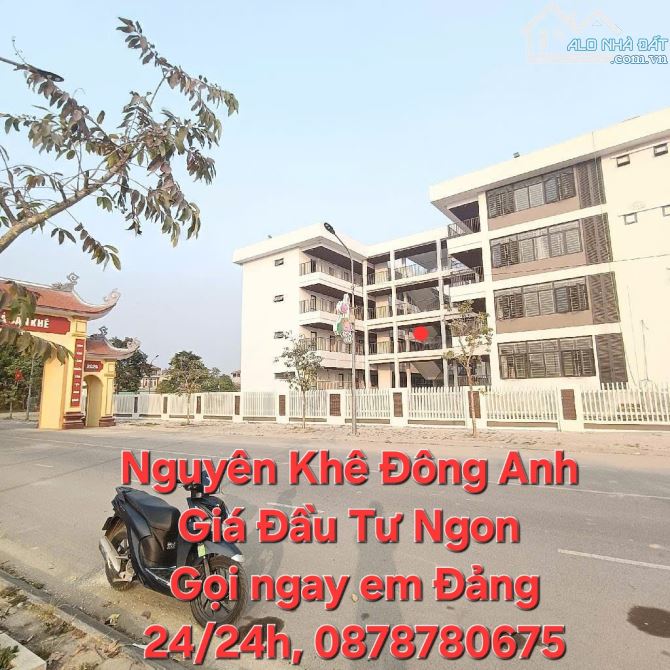 NGUYÊN KHÊ ĐÔNG ANH ĐẦU TƯ NGON  DT 102M² MT 5.6M SỔ A4 NGÕ NÔNG ÔTÔ 7 CHỖ VÀO ĐẤT THÔNG. - 3