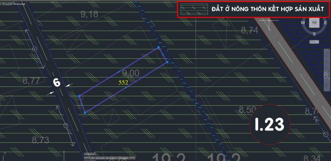 Bán đất 2 mặt tiền 1/ đường Đặng Thị Tô - 348m2 - 8x43 - 95m2 thổ cư - xã Trung Lập Hạ - C - 5