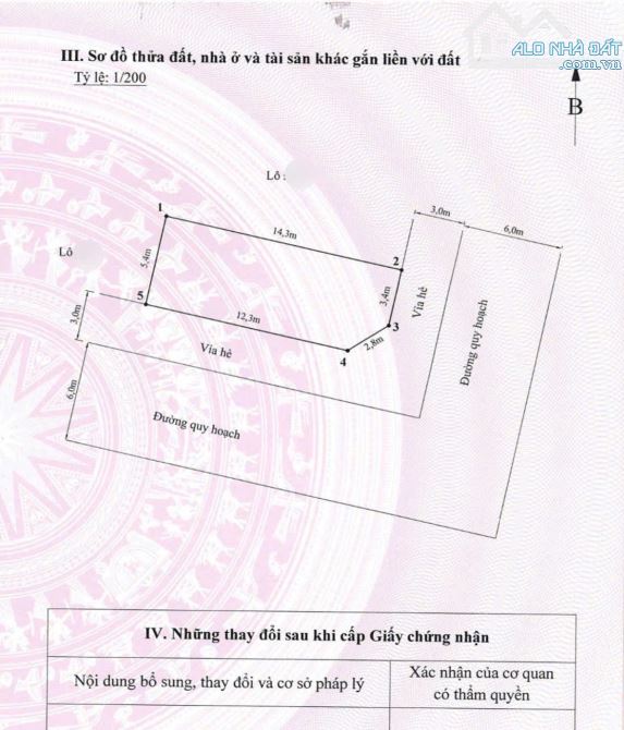 Đất tái định cư điểm 4 mai trung thứ , phường đằng hải