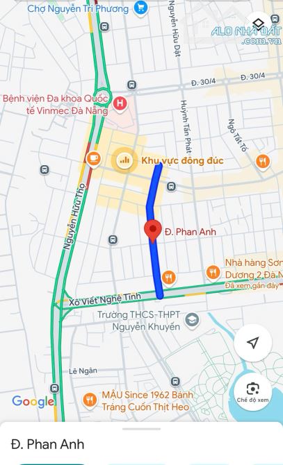 Bán nhà đường 7.5m Phan Anh, Khuê Trung. Đối lưng Trường ĐH Ngoại Ngữ. Giá 6.2 tỷ TL